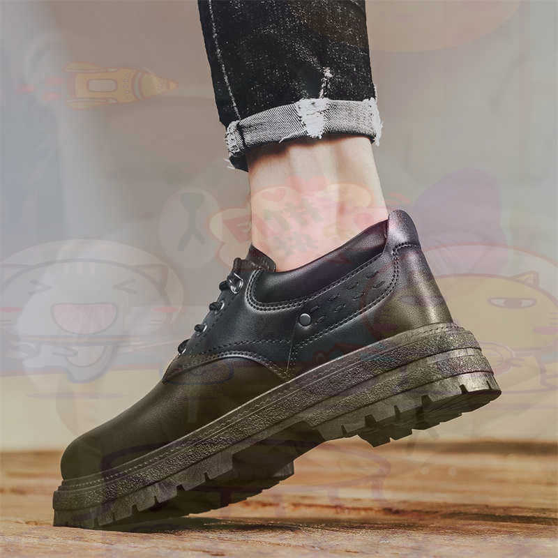 Office Tech Gift Ideas - Dark Natural หนังแฟชั่น Trainers เทนนิสรองเท้าผ้าใบผู้ชายรองเท้าแฟชั่นรองเท้าผ้าใบคุณภาพกีฬาราคาต่ําสุขภาพ