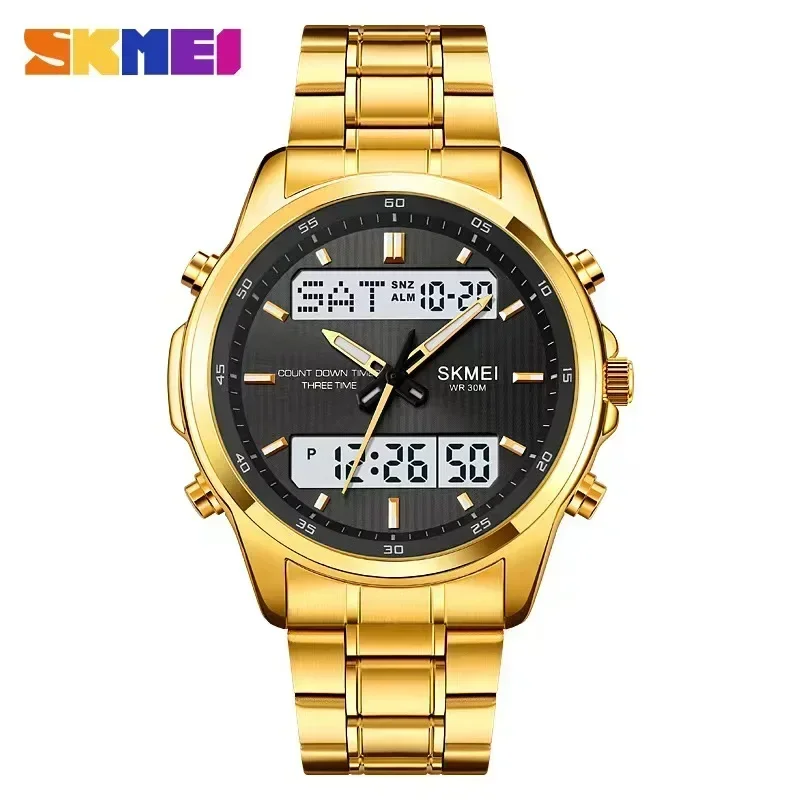 Digital Timer Countdown - SKMEI 2049 Mens Back Light กีฬานาฬิกากันน้ํานาฬิกาปลุก