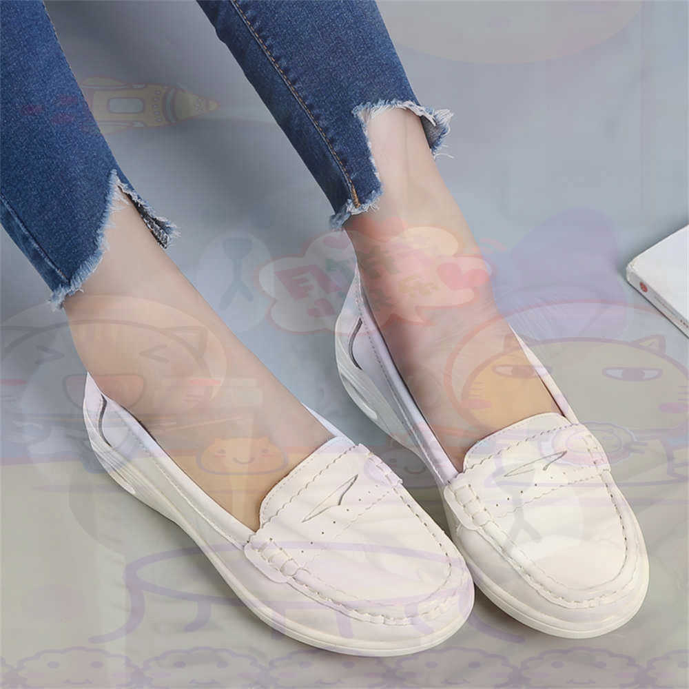 Office Tech Gift Ideas - Soft SLIP-ON สตรีขนาดใหญ่รองเท้าเทนนิสสเก็ตบอร์ดสุภาพสตรีรองเท้าผ้าใบแบรนด์หรูกีฬาวิทยาลัย Drop Shipping