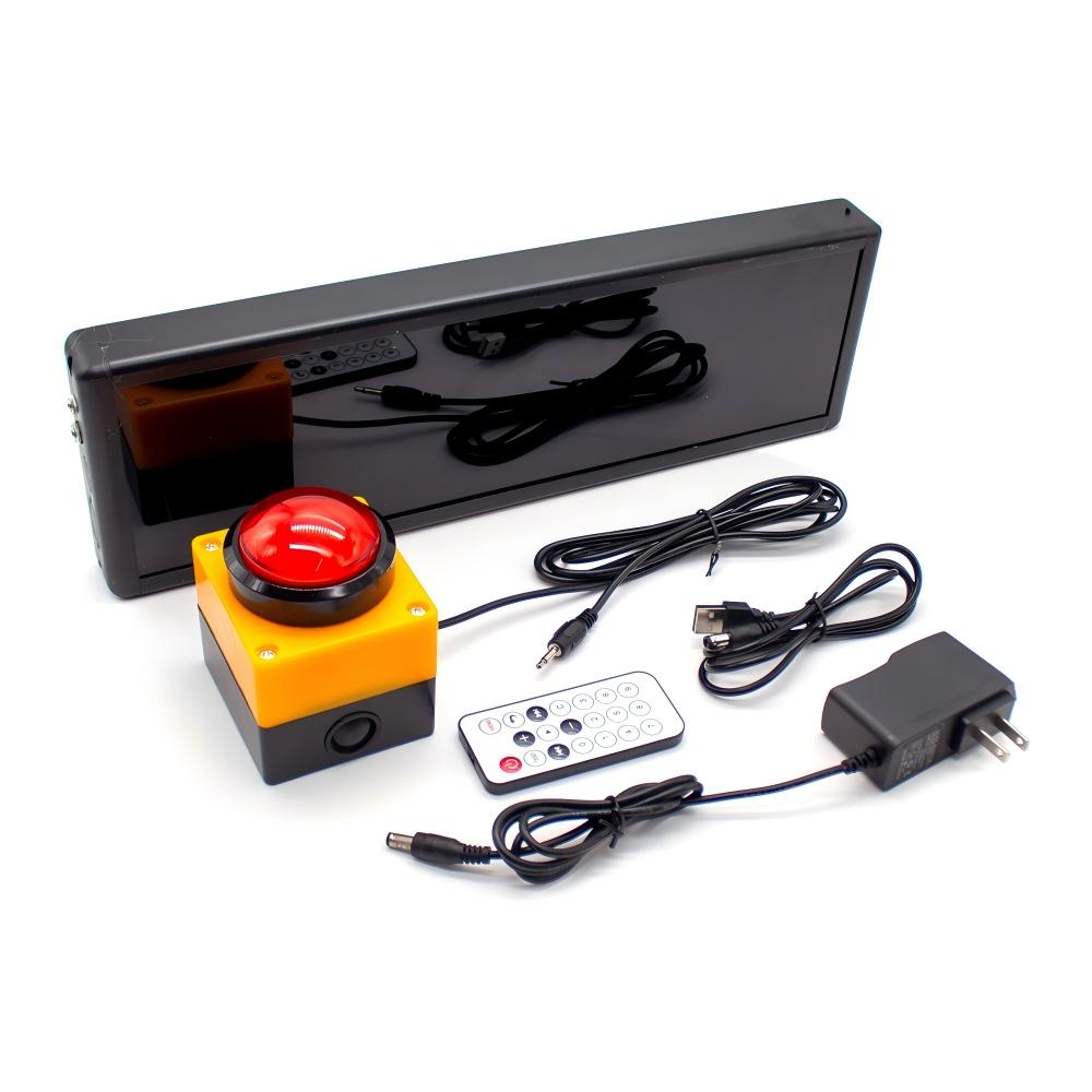 Digital Timer Countdown - 10s เกมจับเวลาการแข่งขันนับถอยหลังนาฬิกาจับเวลาเคาน์เตอร์ LED หลักดิจิตอลจอแสดงผลการฝึกอบรม Speech Timing