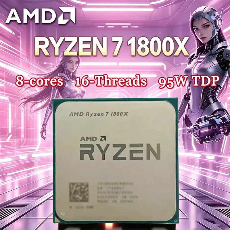 AMD Ryzen 7 1800X CPU 3.60GHz- - Amd Cpu Ryzen 7 บทวิจารณ์และราคา