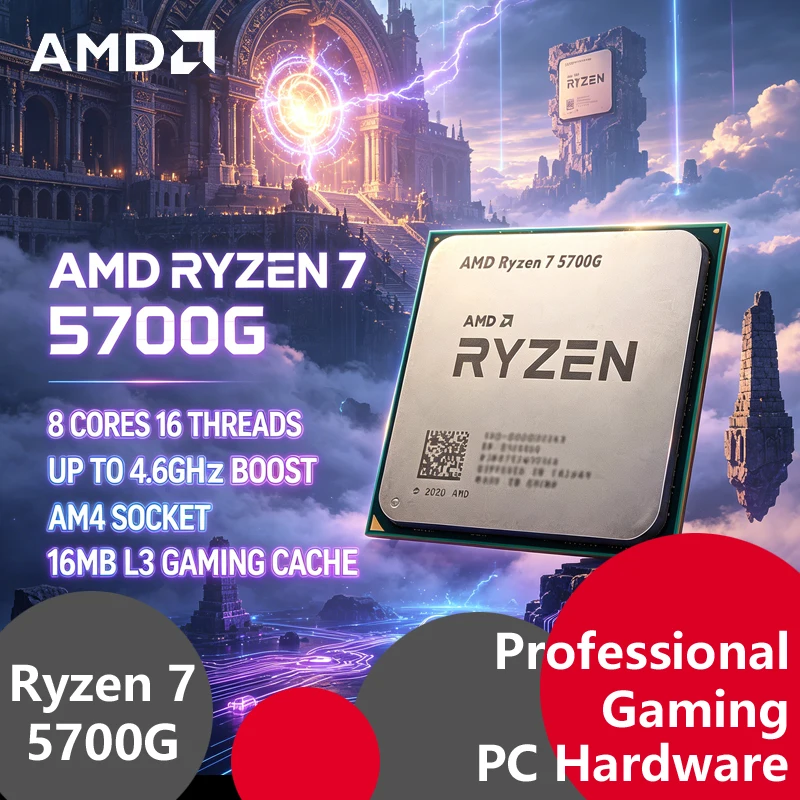 ซีพียู AMD Ryzen 7 5700G แบบ T - Amd Cpu Ryzen 7 บทวิจารณ์และราคา