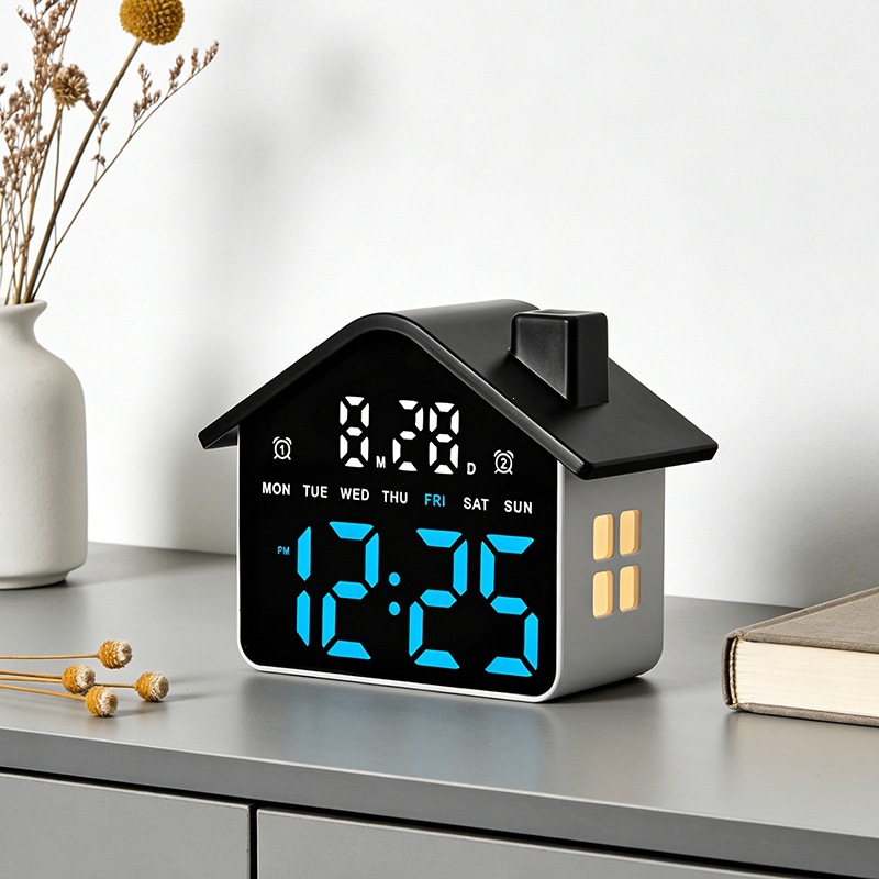 นาฬิกาปลุก LED รูปทรงบ้าน นาฬิ - Digital Timer Countdown บทวิจารณ์และราคา