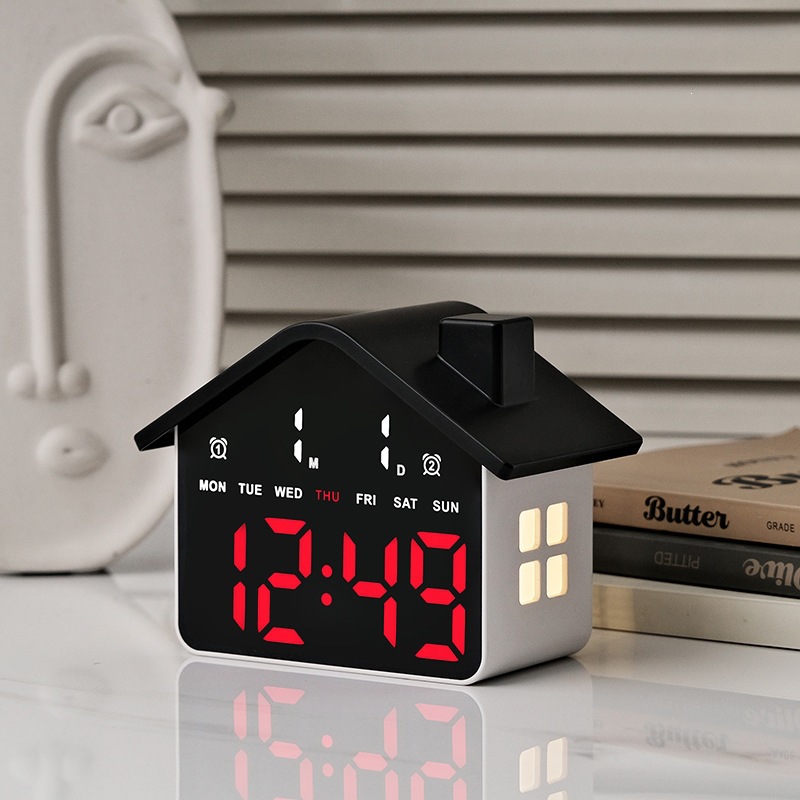 นาฬิกาปลุก LED รูปทรงบ้าน นาฬิ - Digital Timer Countdown บทวิจารณ์และราคา