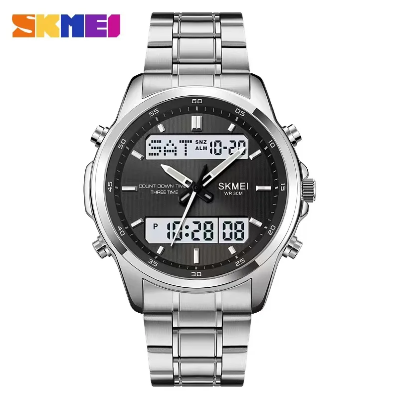 Skmei Mens Back Light กีฬานาฬิ - Digital Timer Countdown บทวิจารณ์และราคา