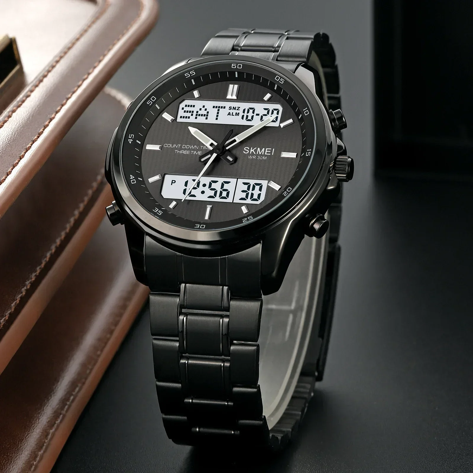 SKMEI 2049 Mens Back Light กีฬ - Digital Timer Countdown บทวิจารณ์และราคา